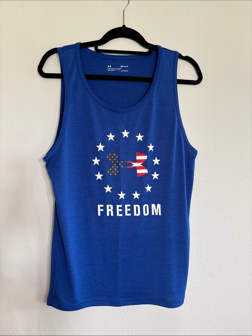 Under Armour Royal Blue Freedom Graphic Tank